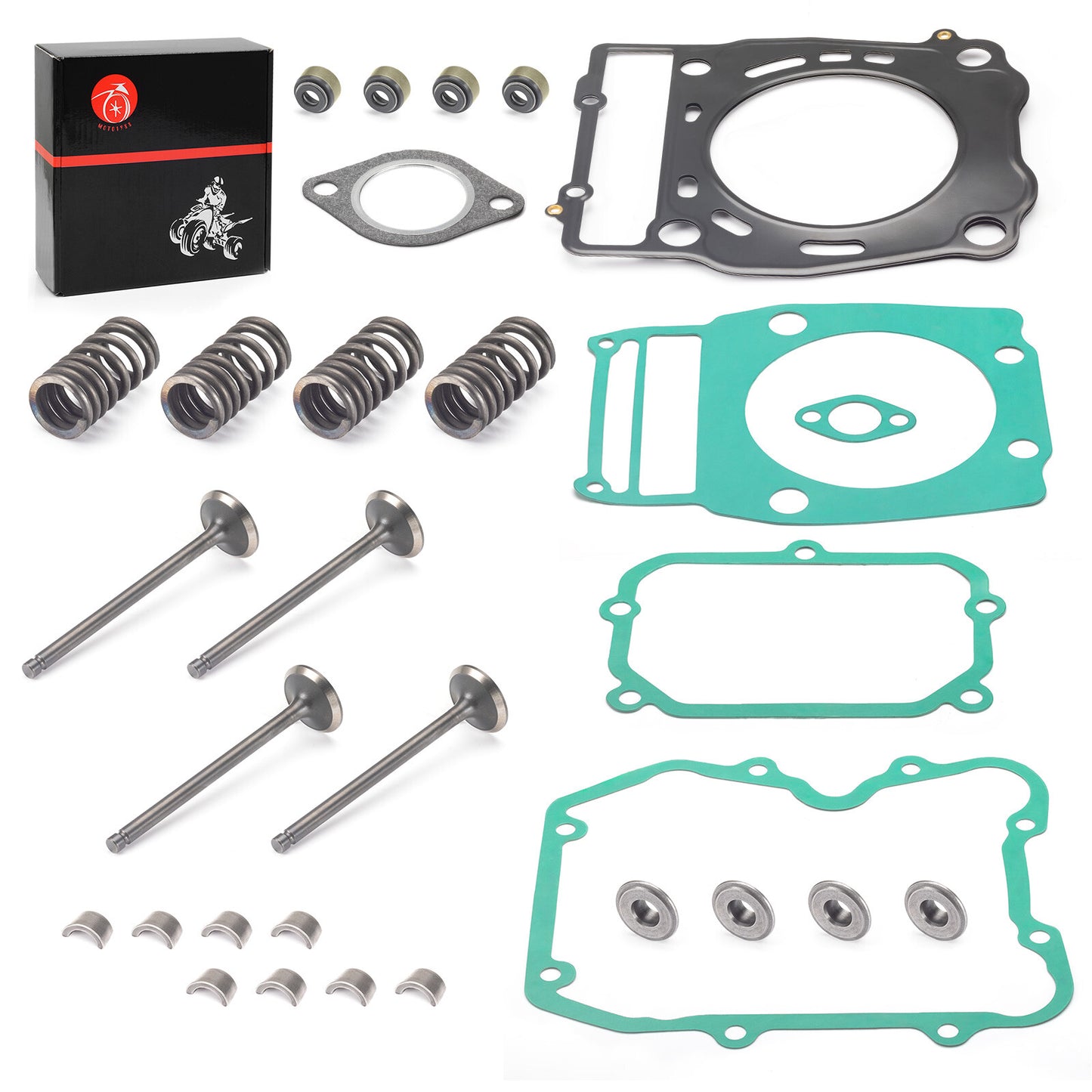 Intake Exhaust Valve Kit with Gasket for Polaris Magnum Xpedition (1995–2005)