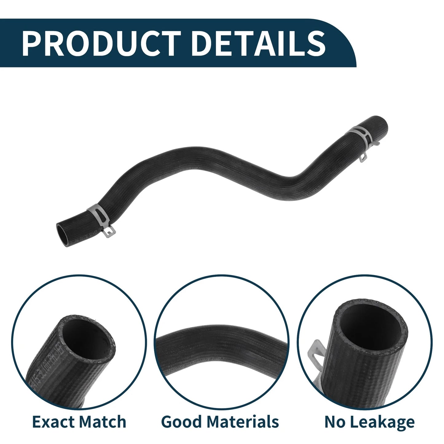 Radiator Hose for Hyundai Azera (2006–2011) No. 254153L100