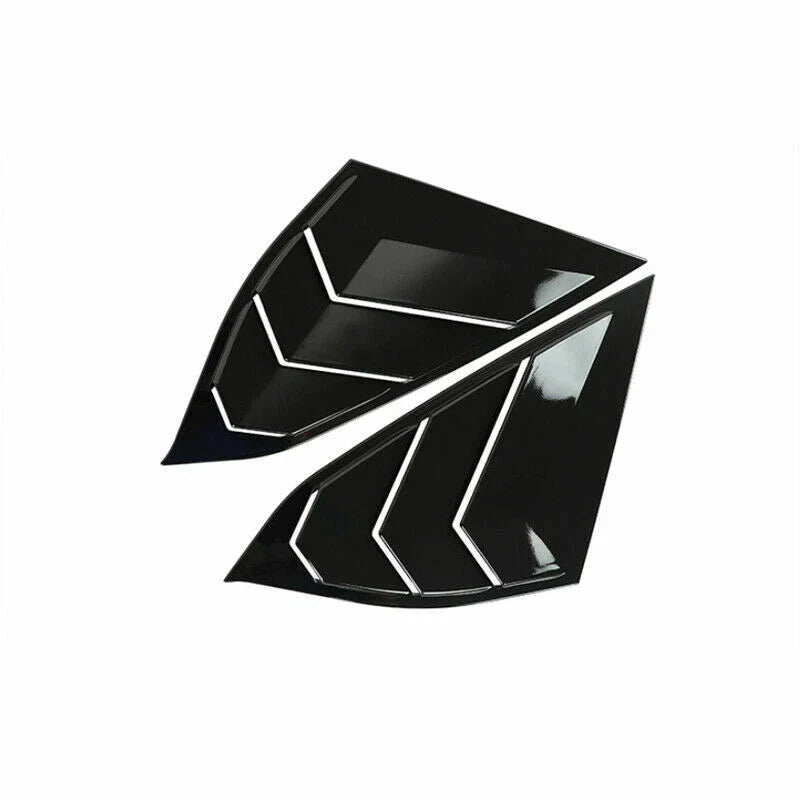 Quarter Window Louver Cover Glossy Black for Honda Accord (2018–2021)