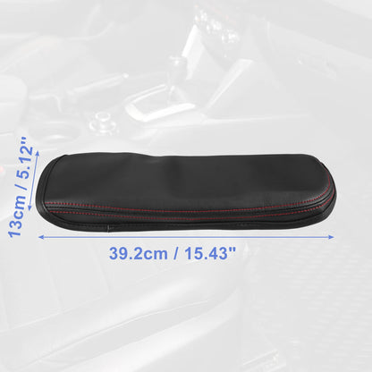 Center Console Armrest Box Cover for Chevrolet Malibu (2016–2023) Black Red