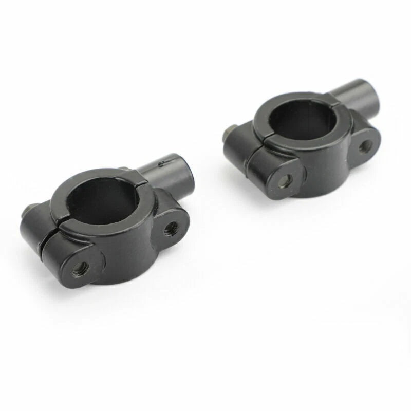 Mirror Brackets 10mm CW for Motorcycle Enduro Quad Scooter (22mm Handlebars)