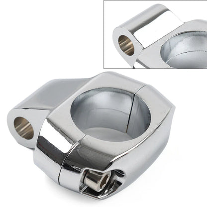 Handlebar Mirror Mount Clamp for Harley Dyna Fatboy