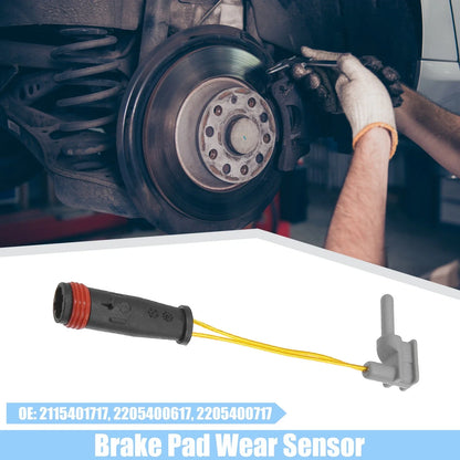 Brake Pad Wear Sensor Lead for Mercedes-Benz (2 x) Black Gold Tone