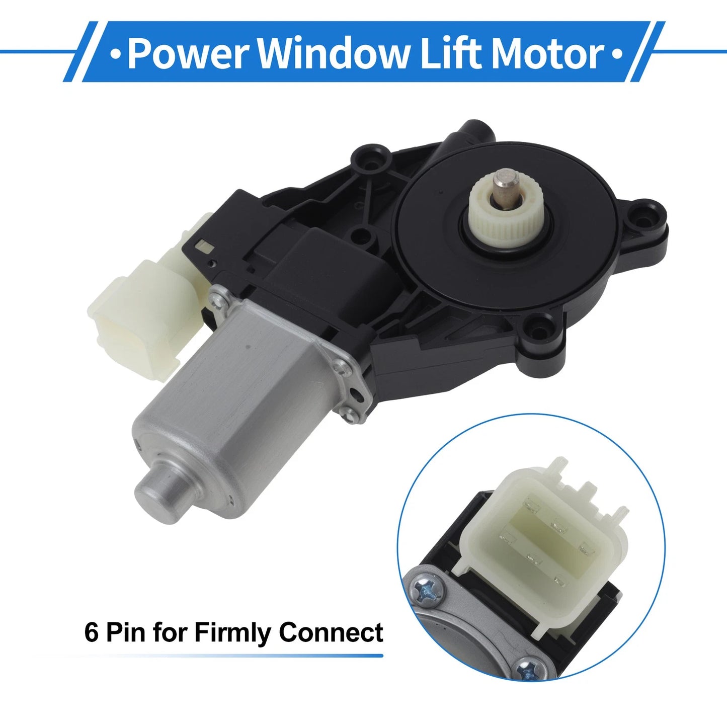 6CP114553H1A Power Window Regulator Lift Motor for Ford Focus (2012–2018)
