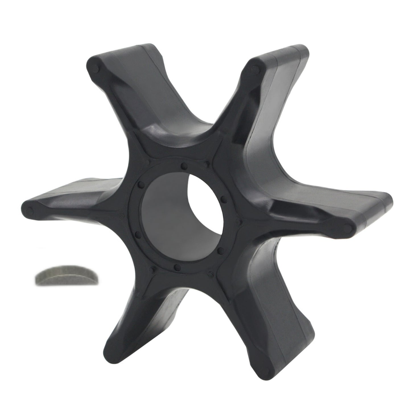 Water Pump Impeller & Key for Yamaha Outboards (115–300 HP)