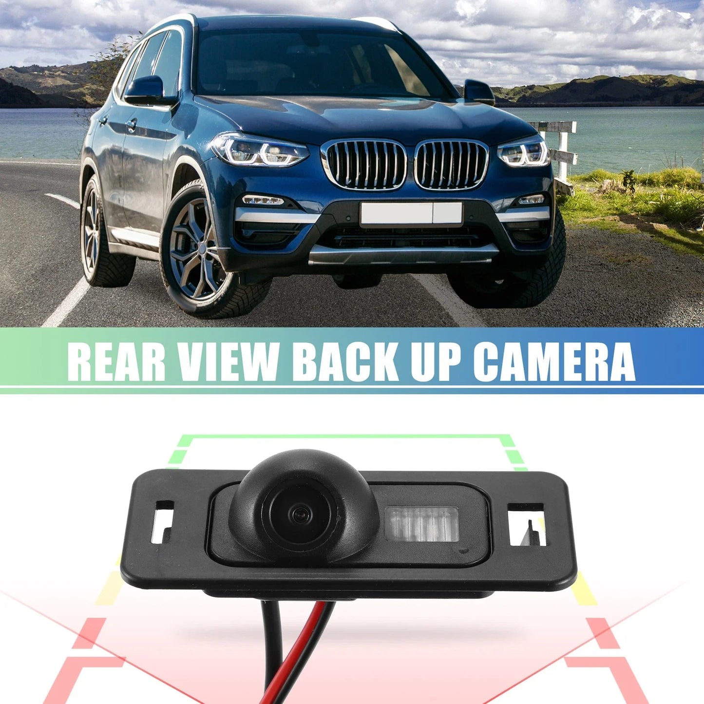 1 Set Rear View Back Up Camera Rear Park Assist for BMW X3 E83