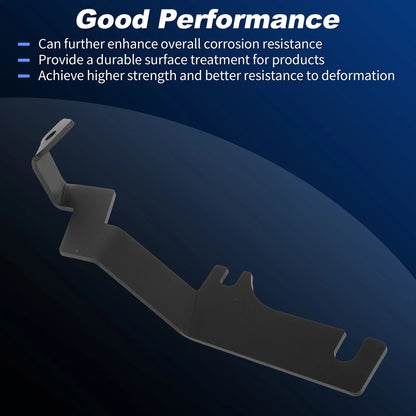 Headlight Hood Mount Bracket for Ford F-150 (2015–2020) 1 Pair, Black