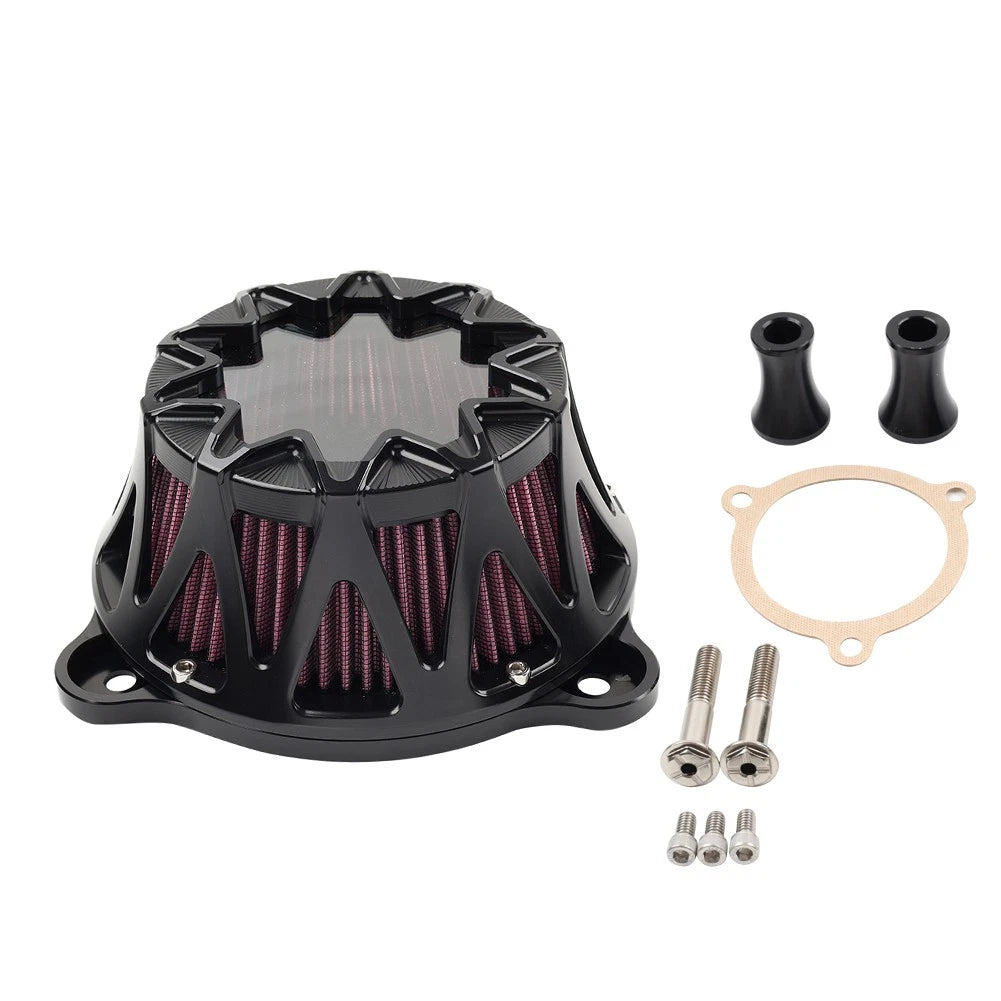 Spike Air Cleaner Intake Filter Red for Harley Touring Road King (2008–2016)