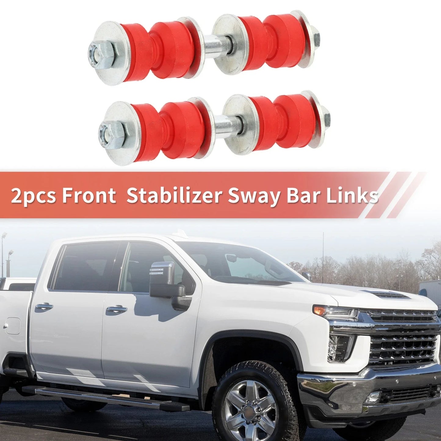 2 x Front Sway Bar Link Stabilizer Kit for Chevrolet Impala (2000-2013)
