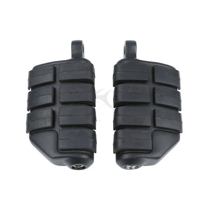 Matte Black Male Mount Footrests Pegs for Harley Sportster XL 1200 883 (2004-2023)