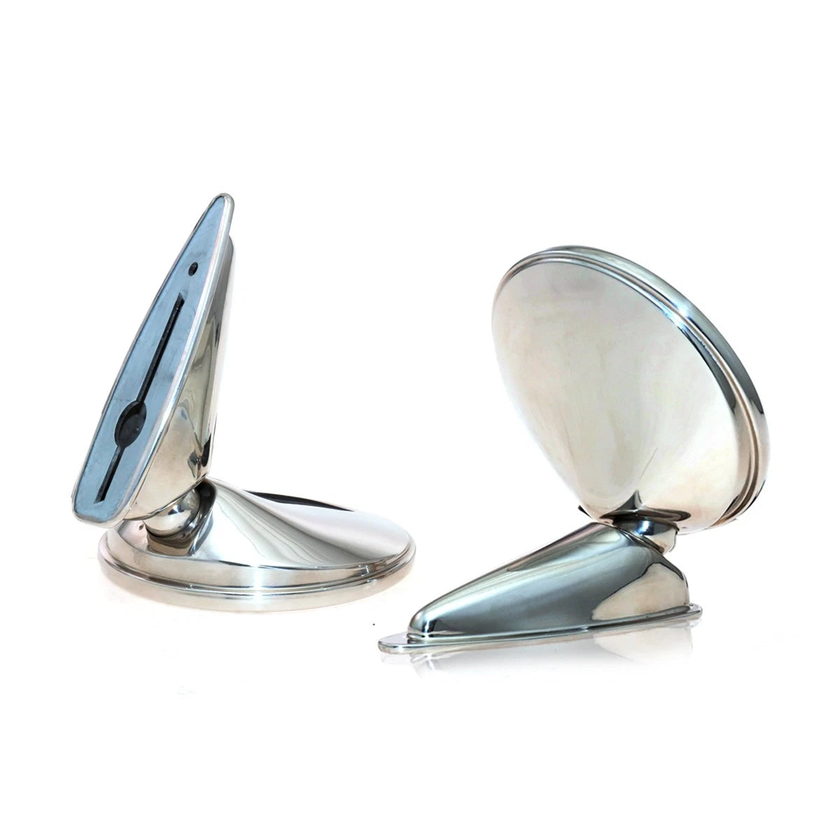 Set of 2 Chrome Door Mirrors for Porsche