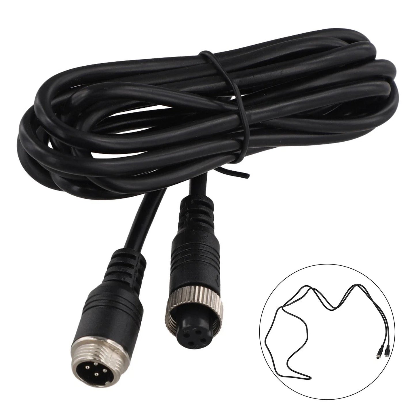 2M Premium Rear View Camera Extension Cable for Car/Truck