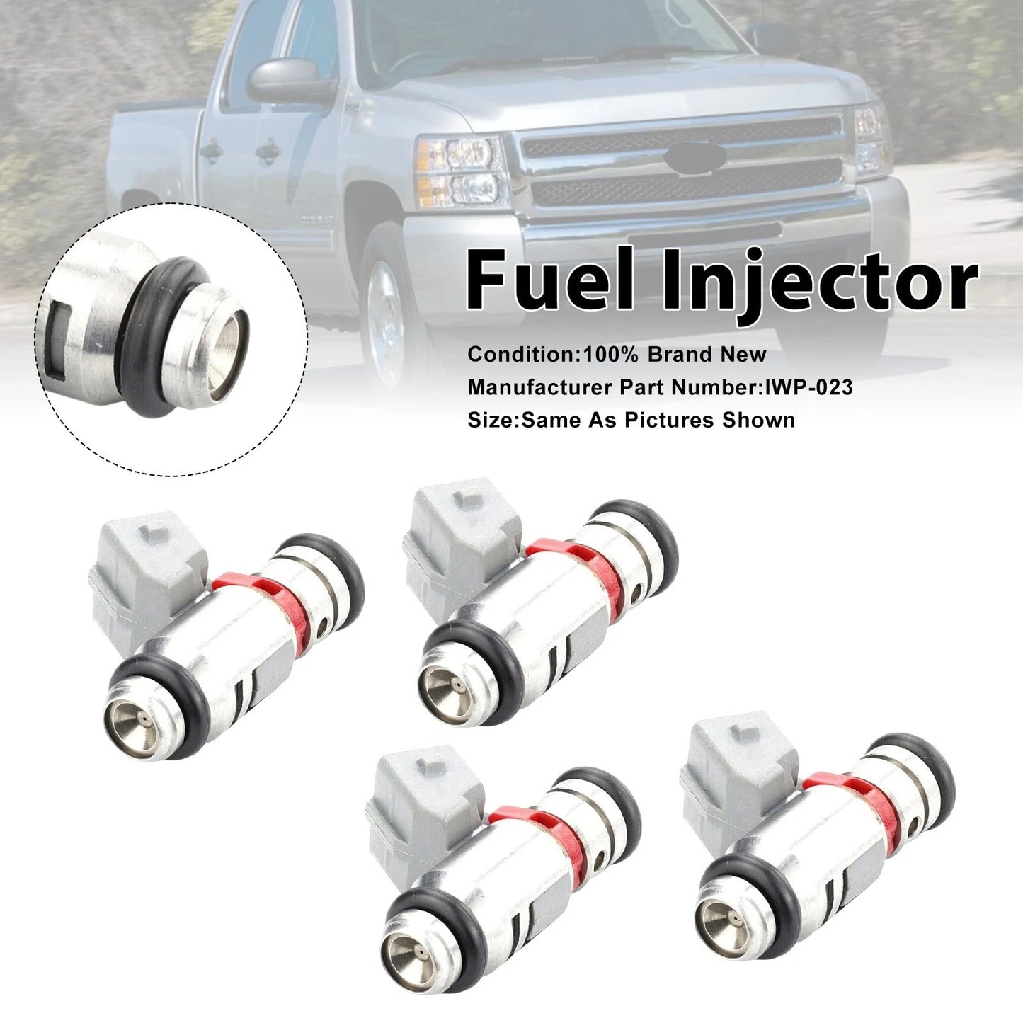 Set of 4 Fuel Injectors for Seat Cordoba, Ibiza, VW Polo (IWP023)