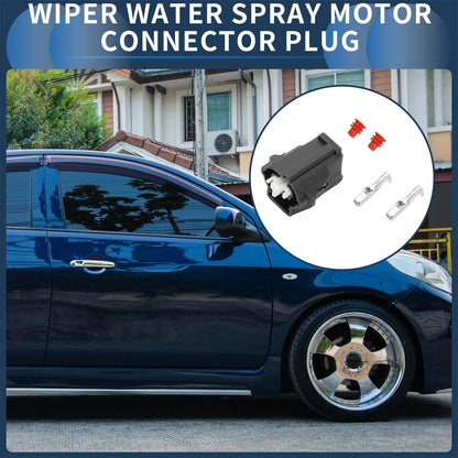 2 Pin Wiper Water Spray Motor Connector Plug for Nissan Teana