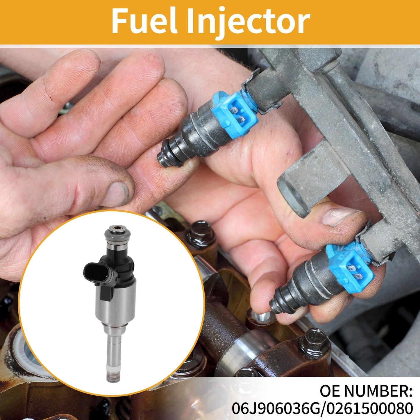 Fuel Injector 06J906036G/0261500080 for Audi A3 (2008–2013)