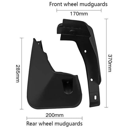 4X Mud Flap Splash Guard Mudguard for Lexus NX (2018–2020)