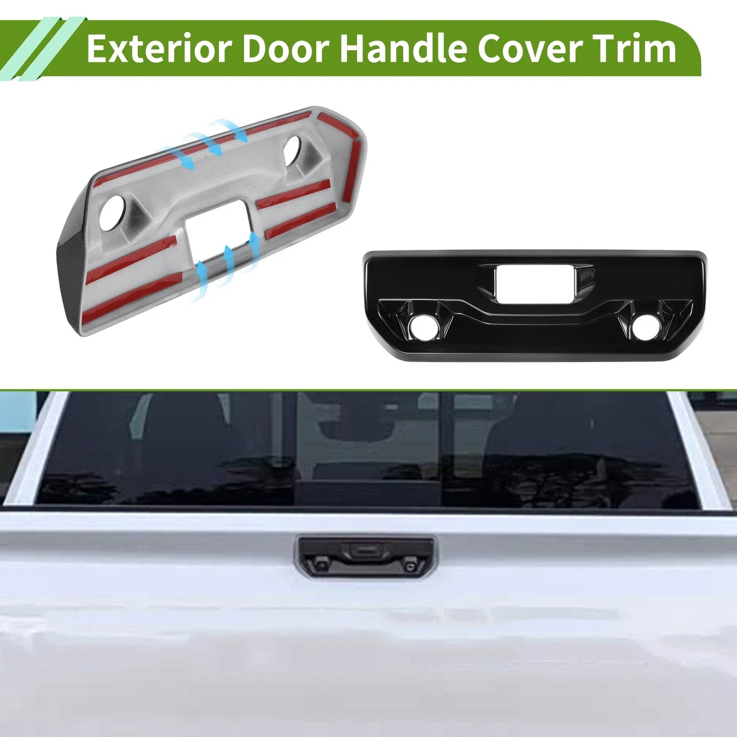 Exterior Door Handle Cover Trim for Chevrolet Silverado 1500 (2014-2023)