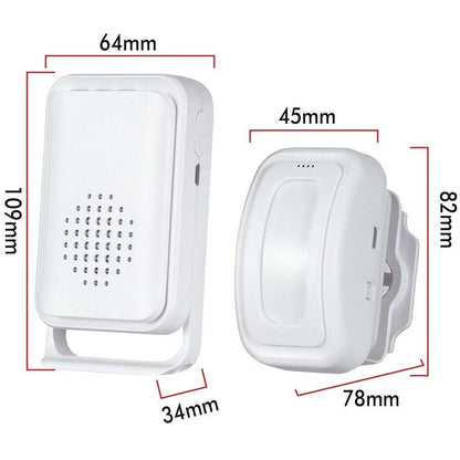 Wireless Motion Sensor Alarm Door Chime 1 x Detector & 1 x Receiver