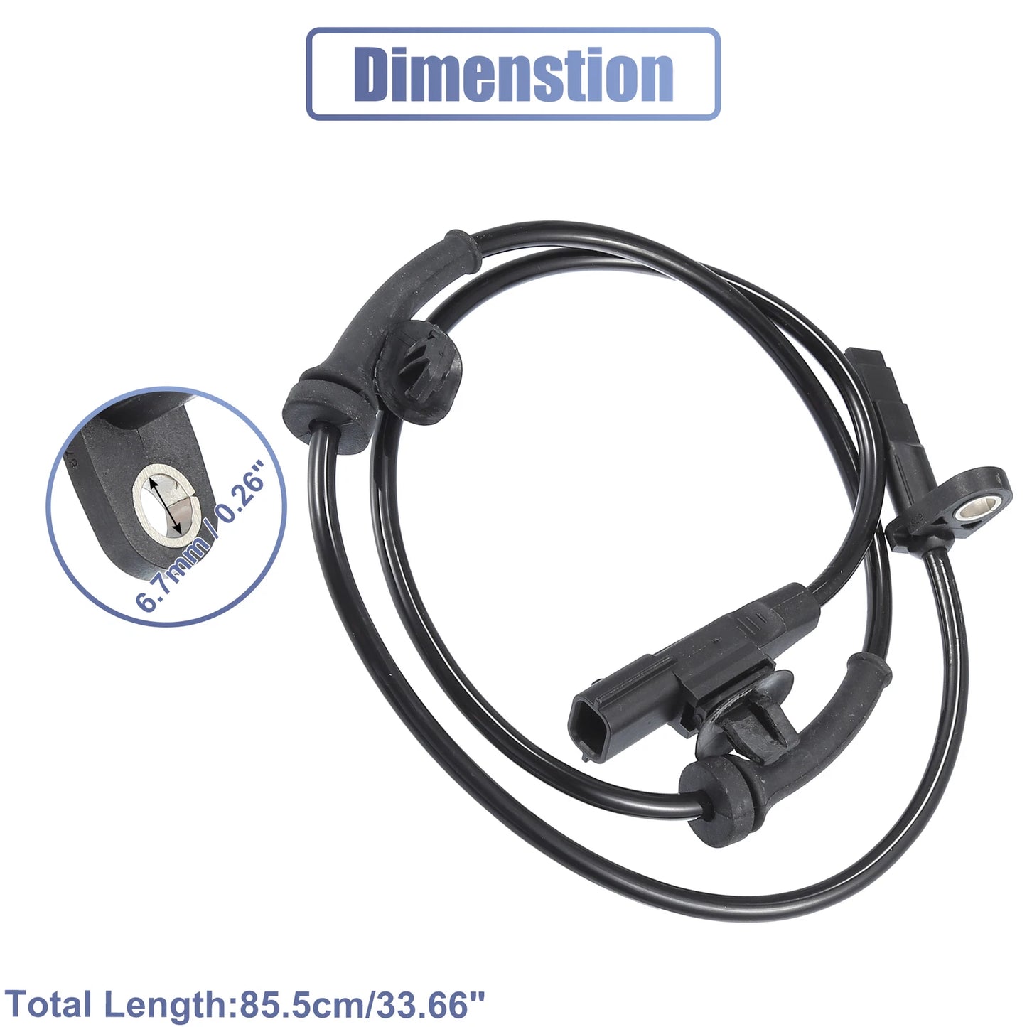 Set of 2 ABS Wheel Speed Sensors No. 479101HA0A for Nissan