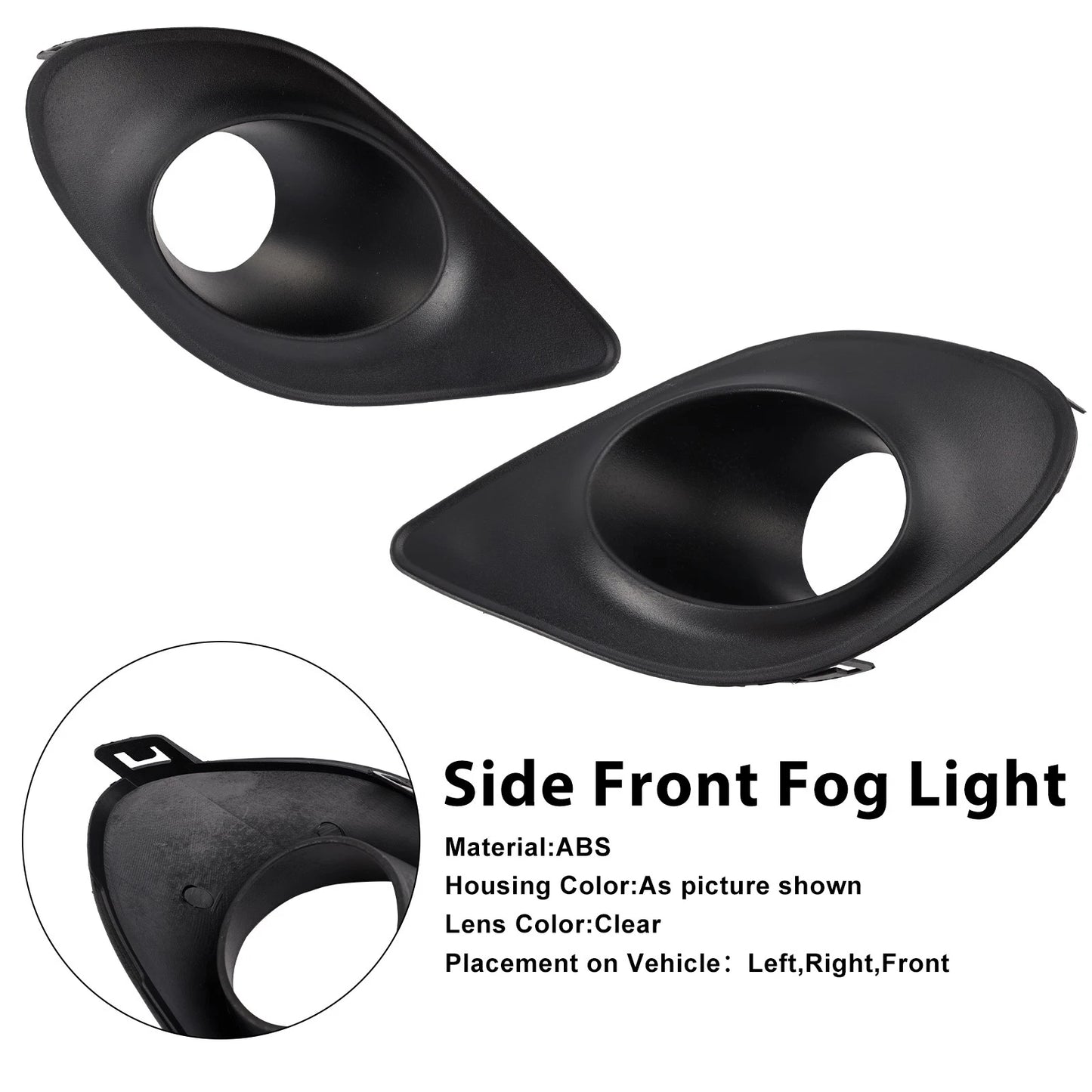 Set of 2 Fog Light Covers for Dodge Charger (2015–2022) 68280428AA