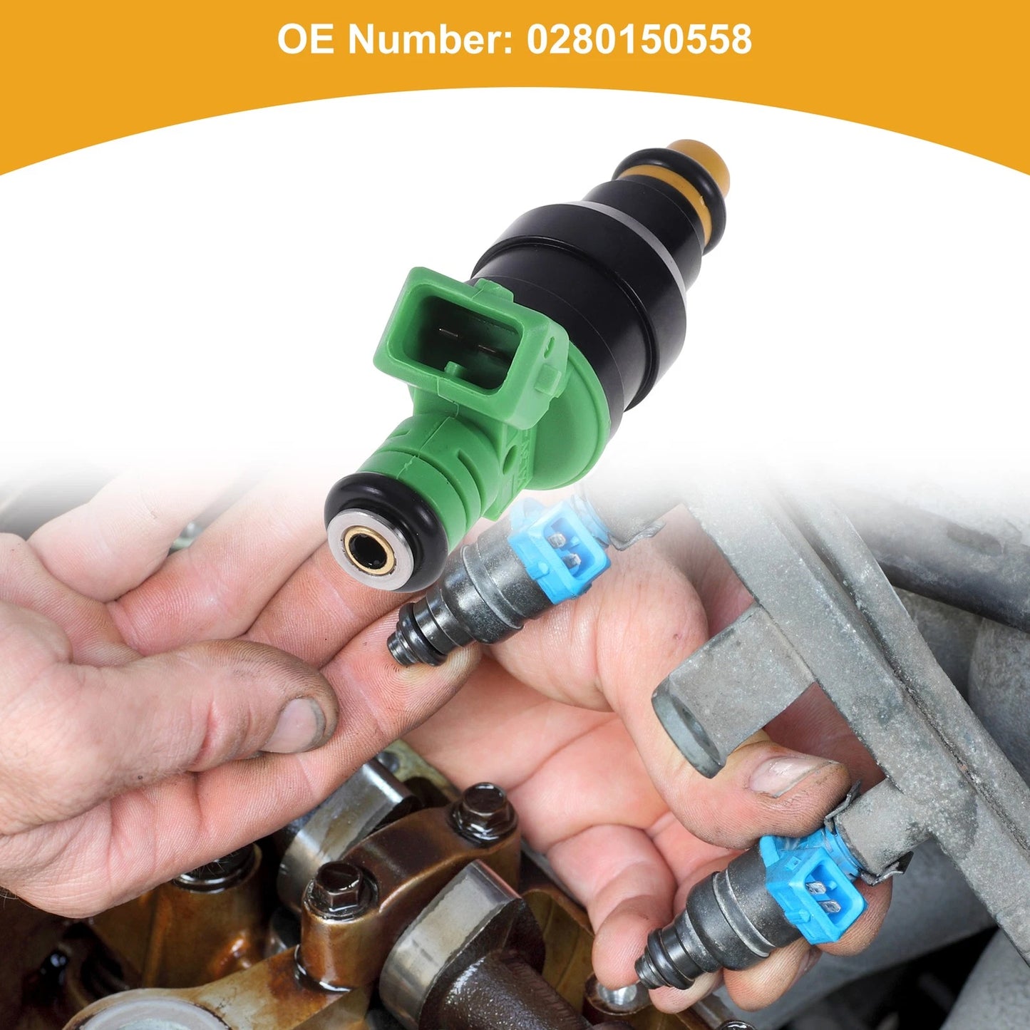 1 Pc Fuel Injector No.0280150558 for Ford Mustang GT V8 (1996–2004)