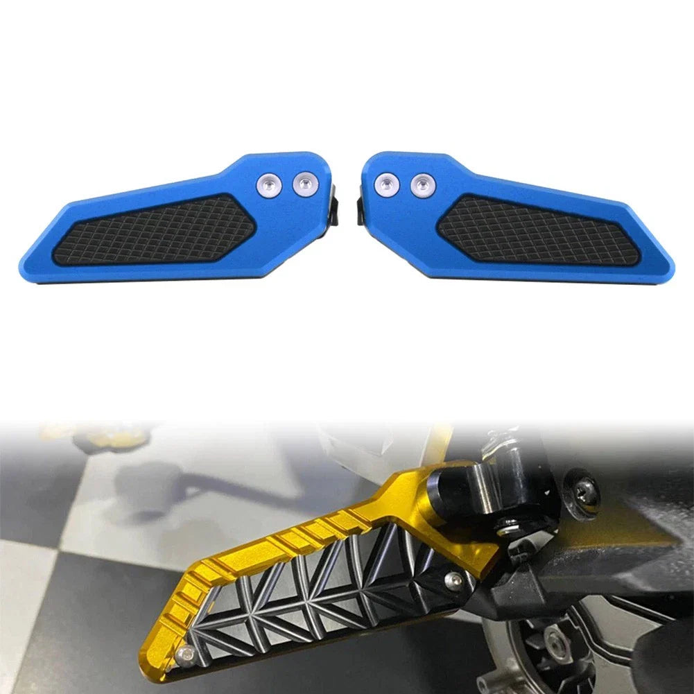 Blue Rear Foot Pegs for Honda ADV 150 (2018-2020)