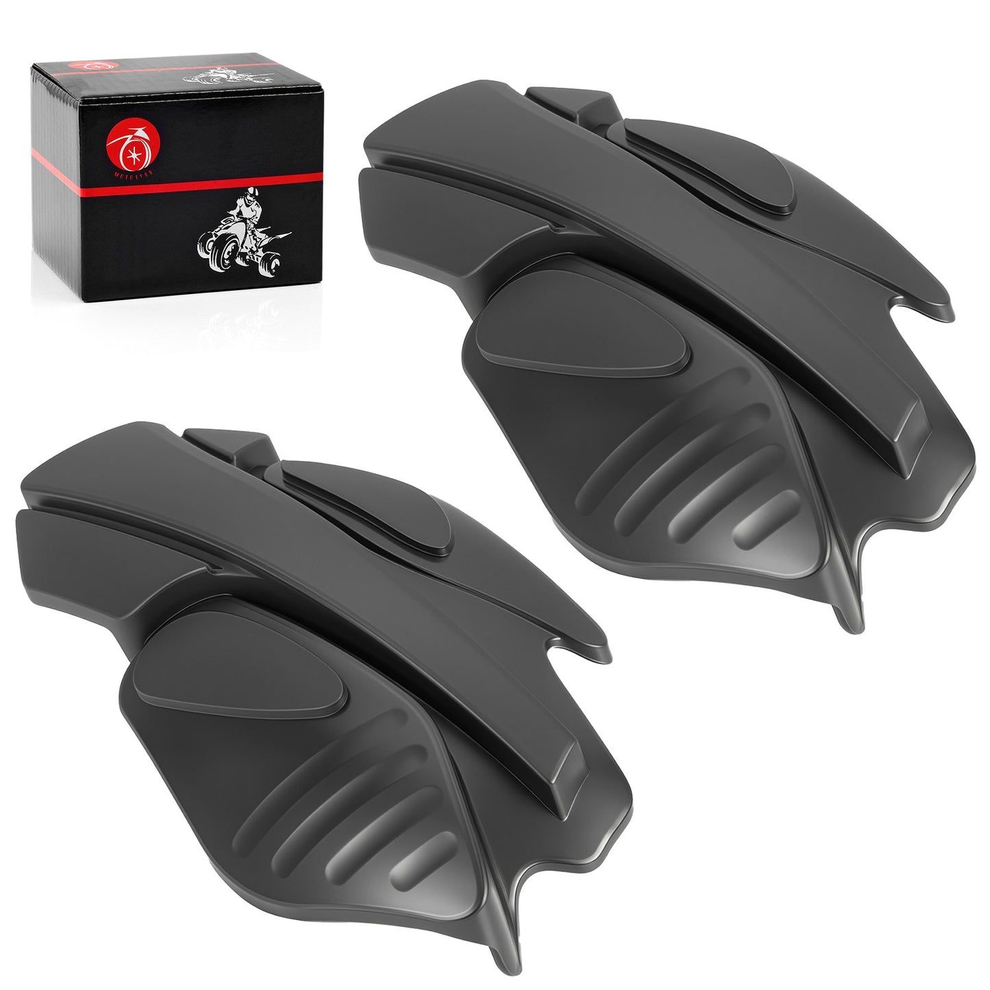 Black Handguards for Polaris Sportsman 570 (2014–2024)