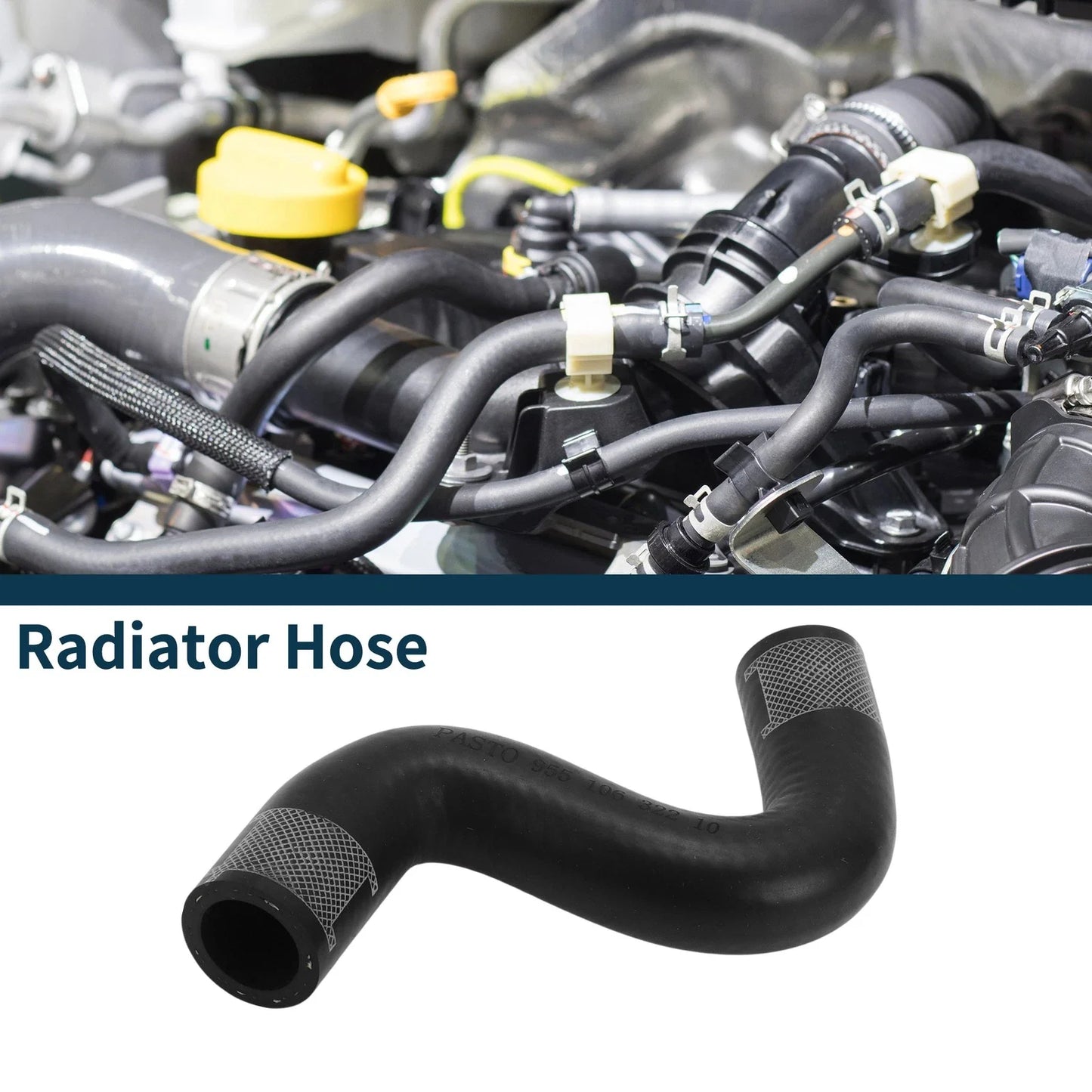 Radiator Hose for Porsche Cayenne 2009 (2009) - Rubber Coolant Pipe