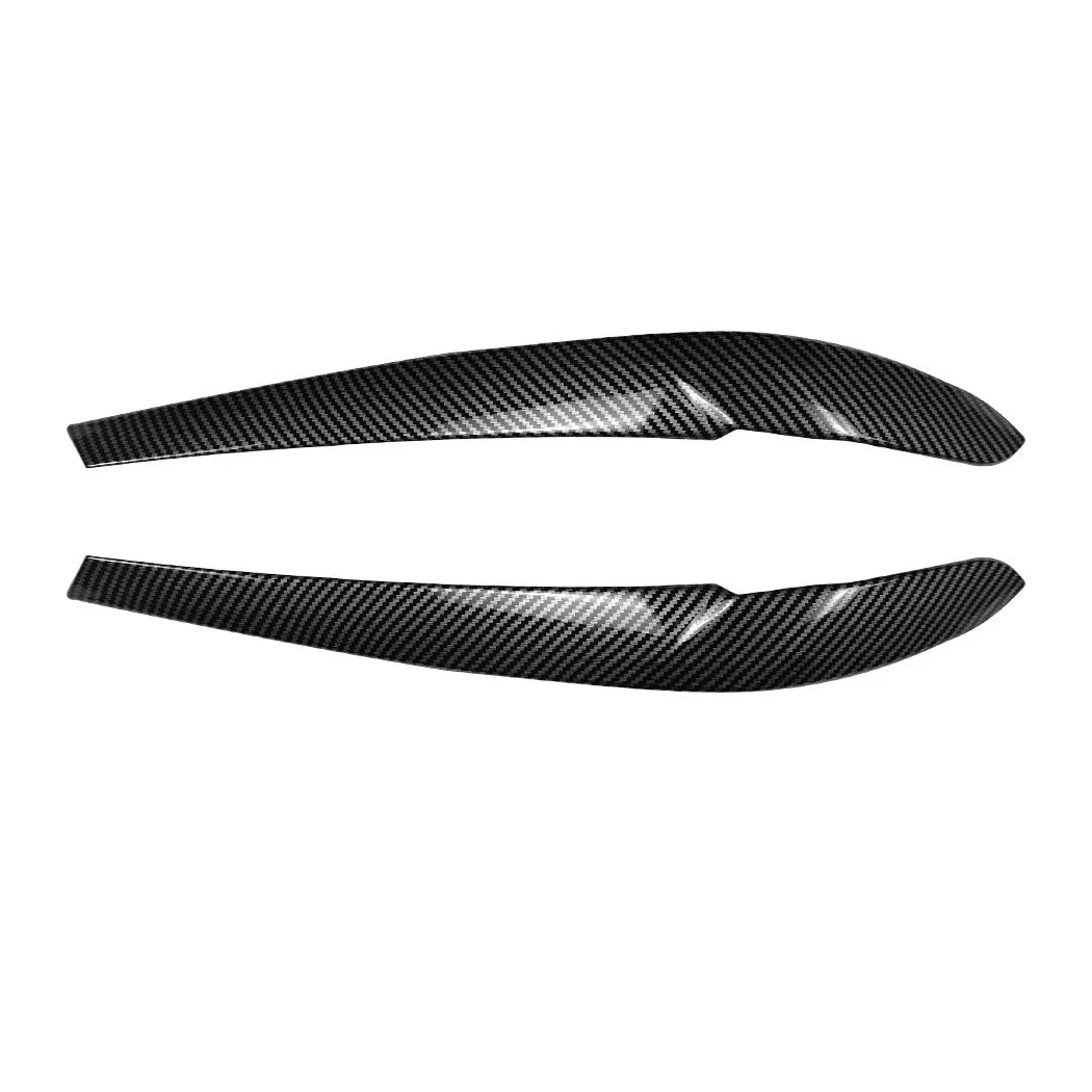 Tape-On Carbon Style Headlight Eye Lids Covers for BMW X3 (2011-2013)