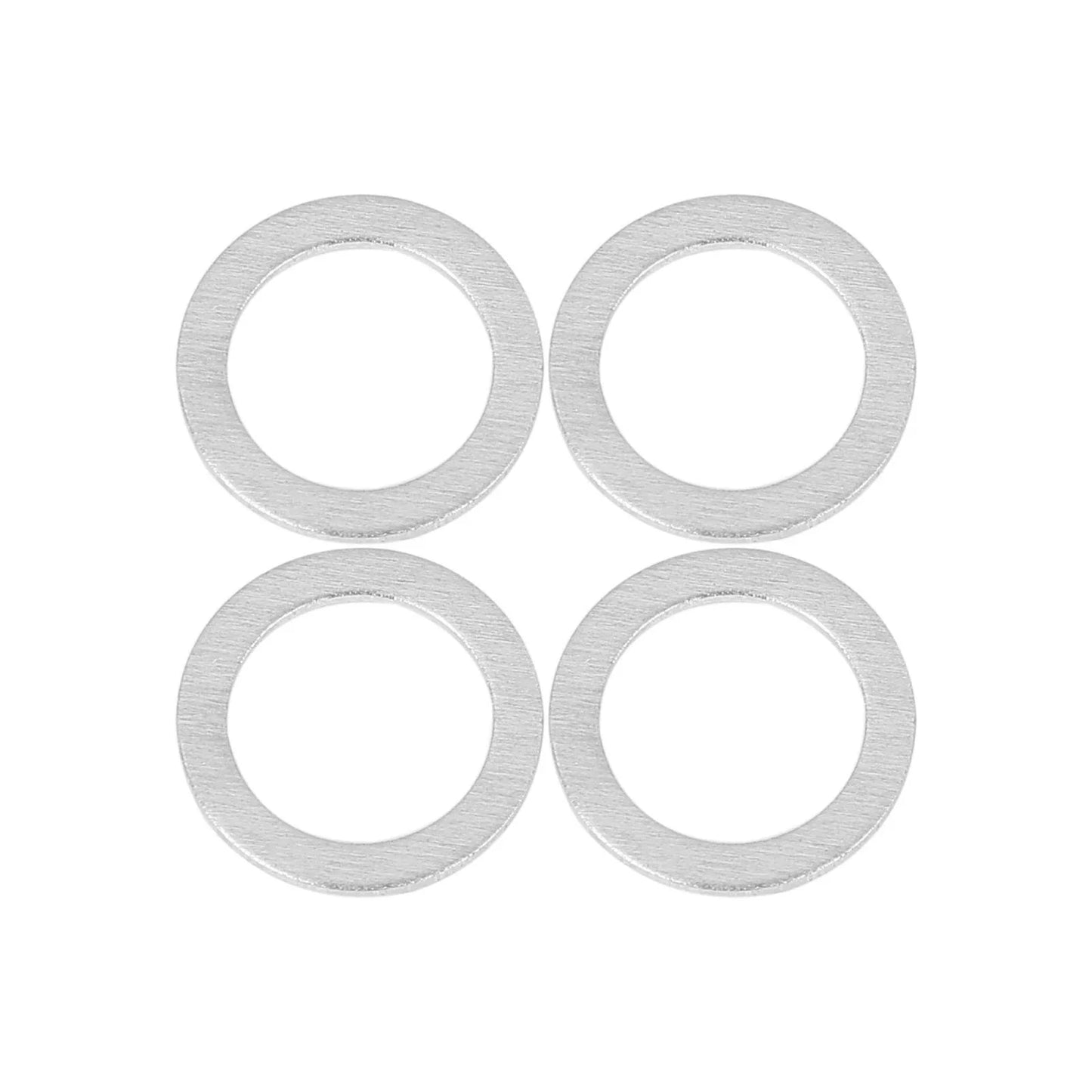 10 x M14 Silver Tone Oil Drain Plug Gaskets for Hyundai (21513-23001)