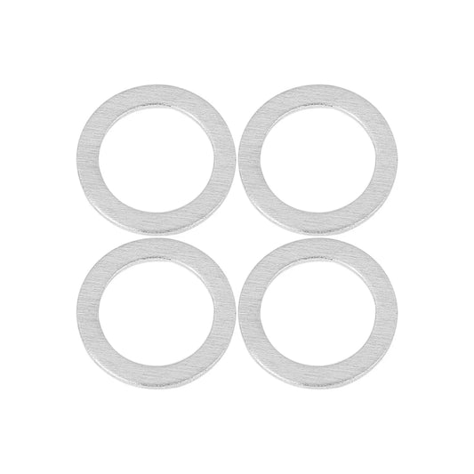 10 x M14 Silver Tone Oil Drain Plug Gaskets for Hyundai (21513-23001)