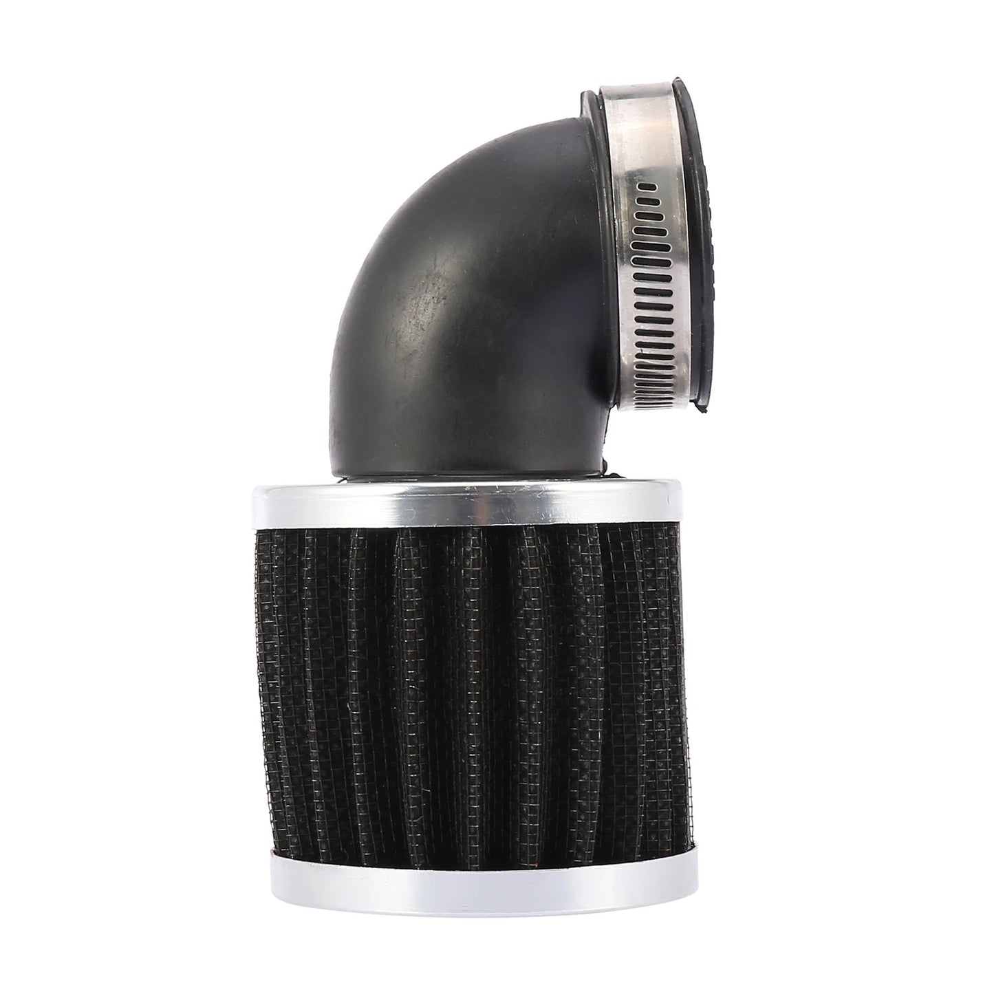 90 Degree Bend Clamp-on Air Intake Filter for Universal Motorcycle (45mm)