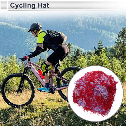 Cycling Hat for Keep Warm Light Purple Red 25x22cm Acrylic Fabric (N/A)