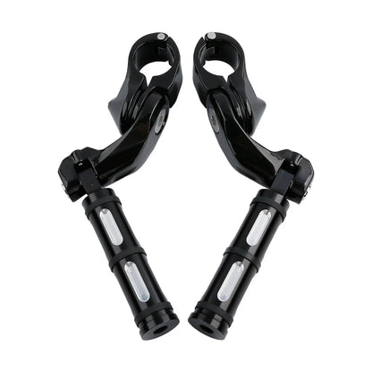 Rear Passenger Floorboards & Highway Foot Pegs for Harley Street Glide (93-25)