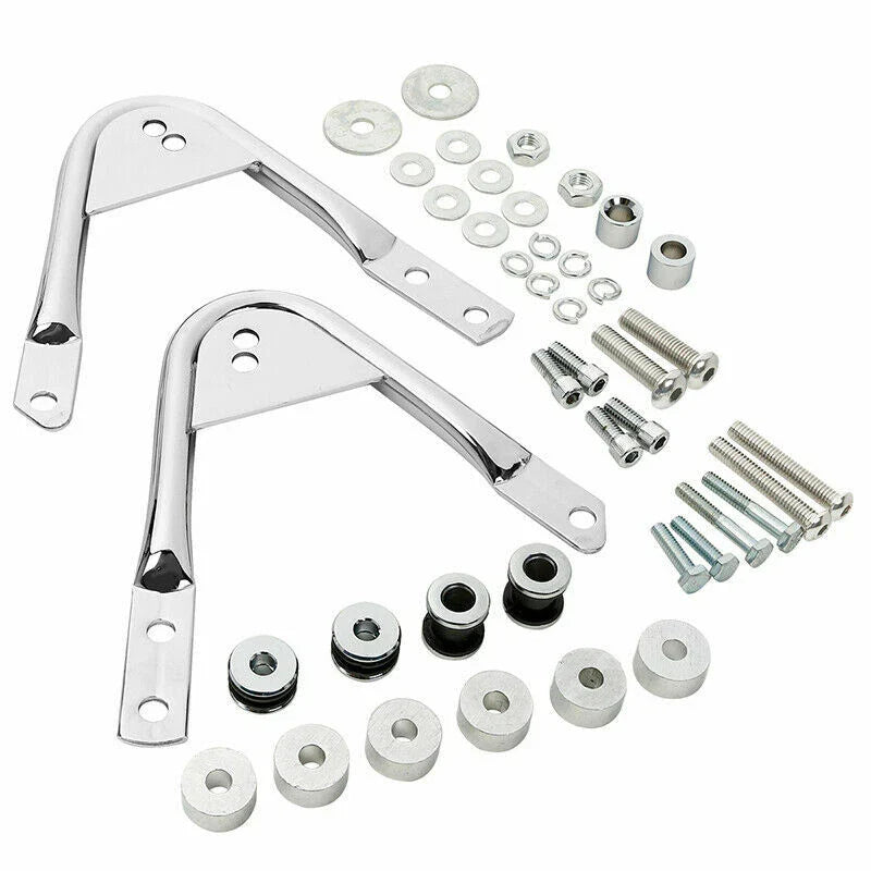 Detachable 2-Up Luggage Rack Docking Kit for Harley Touring (1997-2008)
