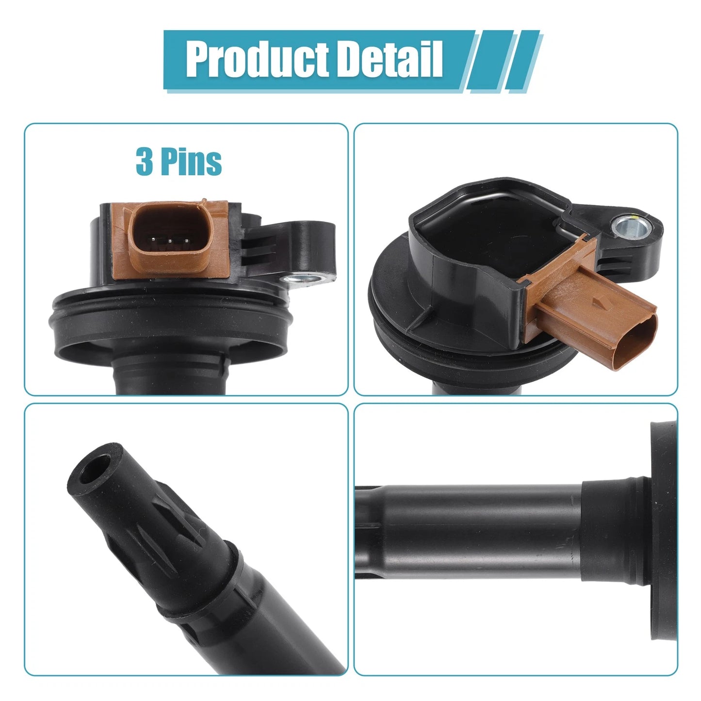 Set of 1 Ignition Coil Pack No. BL3Z-12029-C for Expedition V6 3.5L (2015–2017)