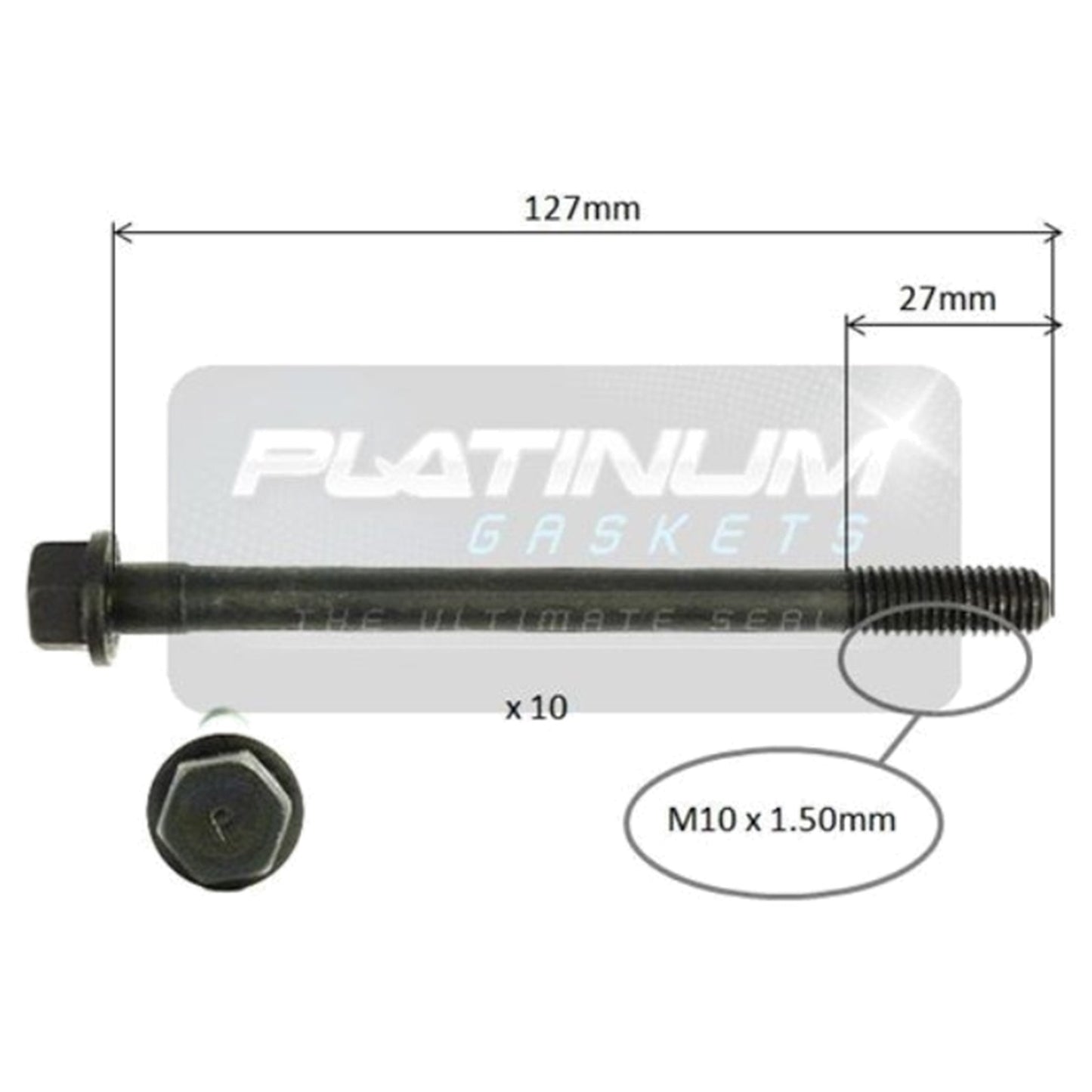 Engine Cylinder Head Bolt Set for Ford Maverick (1988–1993)