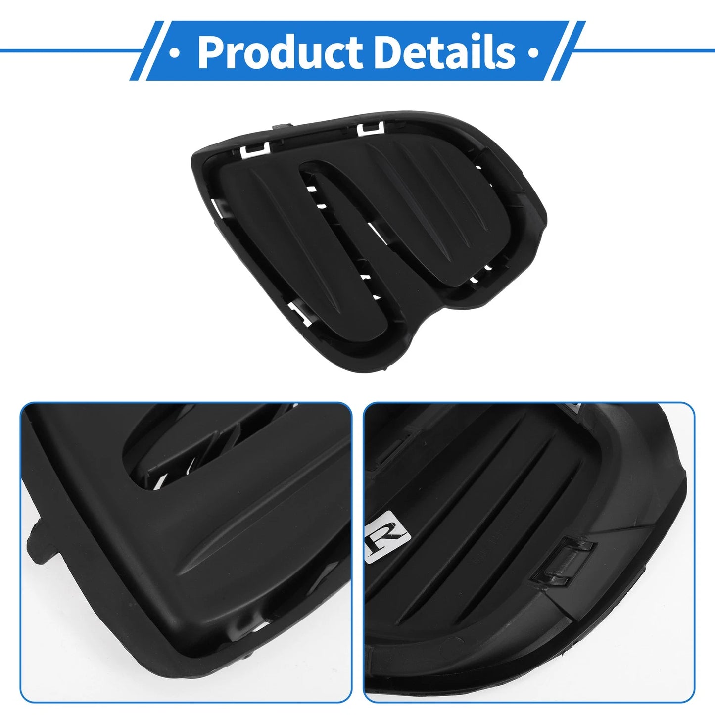 1Pc Fog Light Grill for Chevrolet Cavalier (2018–2020) No. 26202329