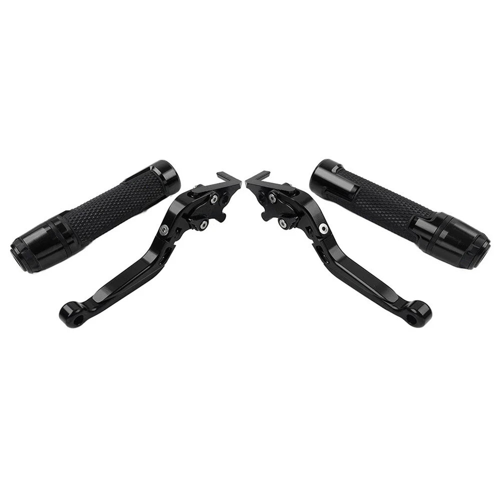 Black Extendable Brake Clutch Levers Grip Set for Honda ADV150 (2019-2020)