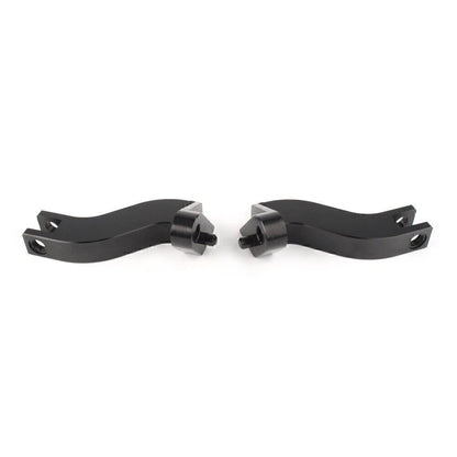 Passenger Rear Foot Peg Mount Kit for Harley Davidson Touring FLHT (1993–2016) Black
