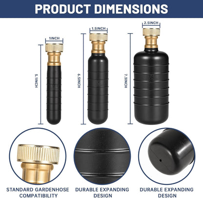 3 Pack Drain Bladder for 1" to 6" Drain Pipe