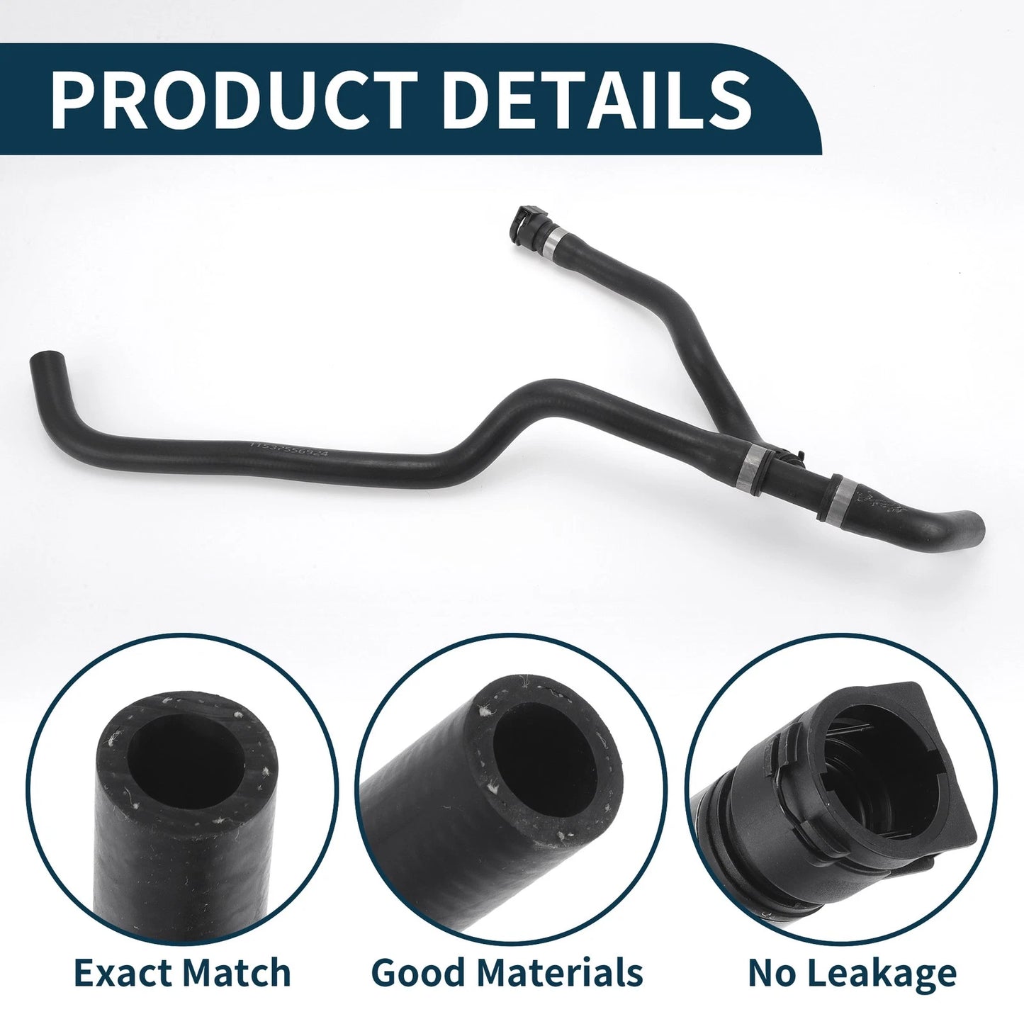 Radiator Hose No. 11537556924 for BMW X3 (2007–2010) Cooling Tube