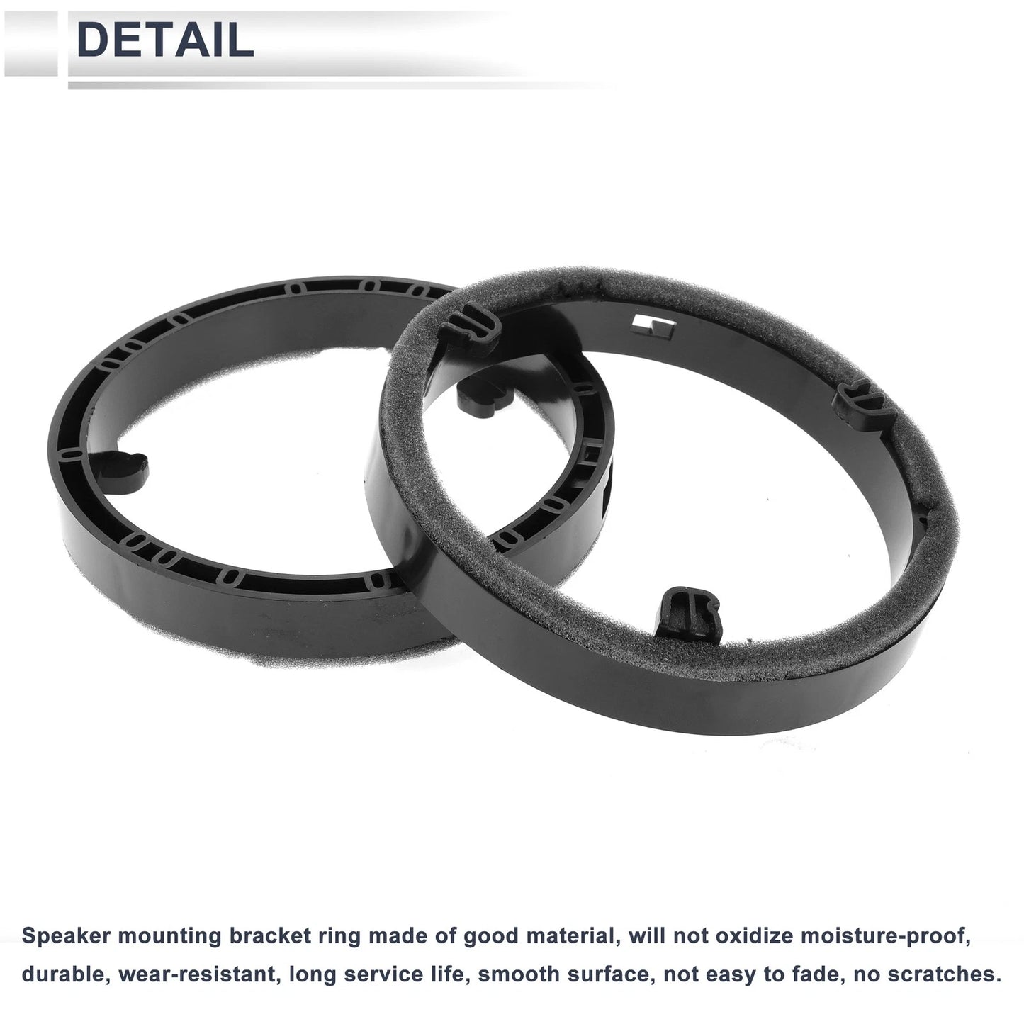 Set of 2 Speaker Spacer Rings for Mitsubishi 6.5" Tweeter