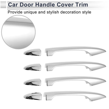 Door Handle Cover Trim for Toyota Prius (2010–2015) Silver Tone