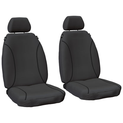 Set of 2 Custom Canvas Car Seat Covers for Hilux TGN16 (2005–2015)