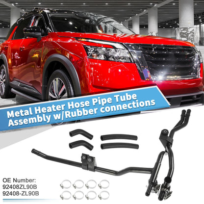 Set of 1 Radiator Expansion Tank Hose Pipe for Nissan Pathfinder (No. 92408ZL90B)