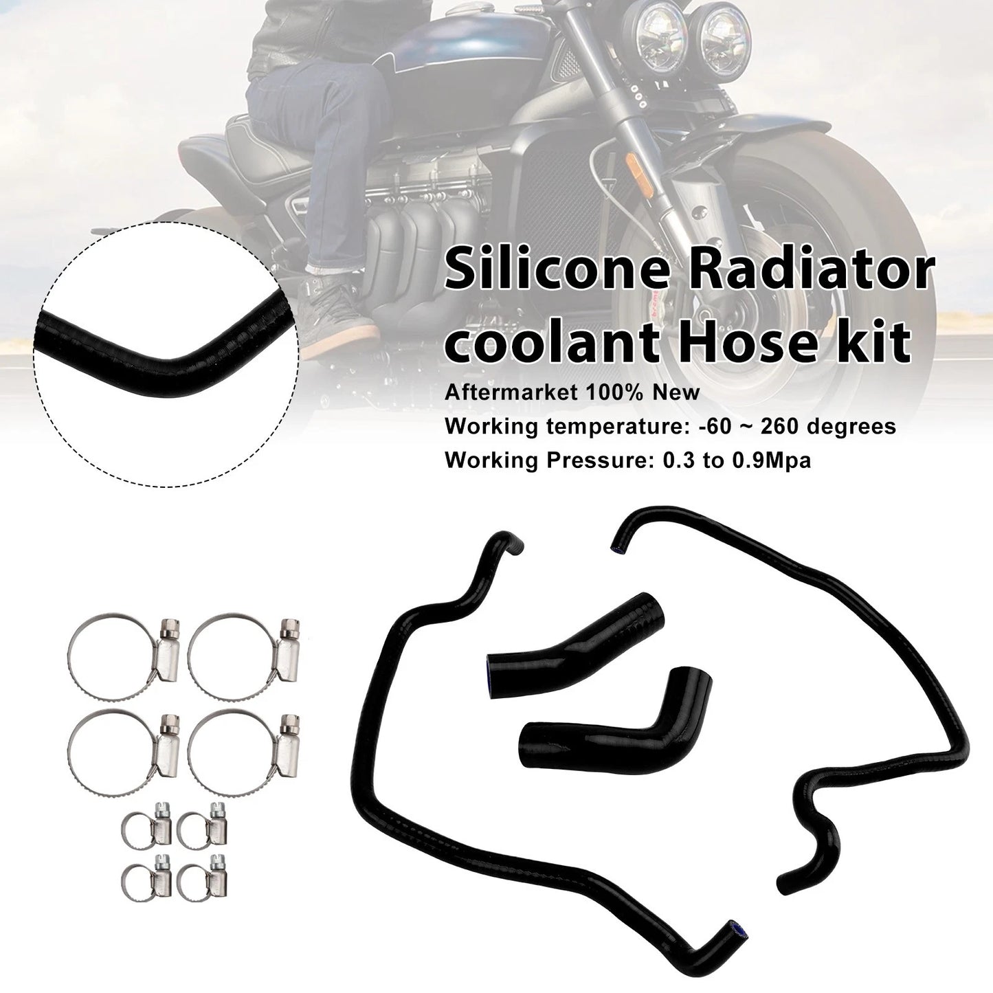 Silicone Cooling Hose Kit for B Rocket 3 (2019–2024)