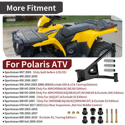 Rear Upper Left A-Arm & Bushing Kit for Polaris Sportsman 800 6x6 (2009–2014)