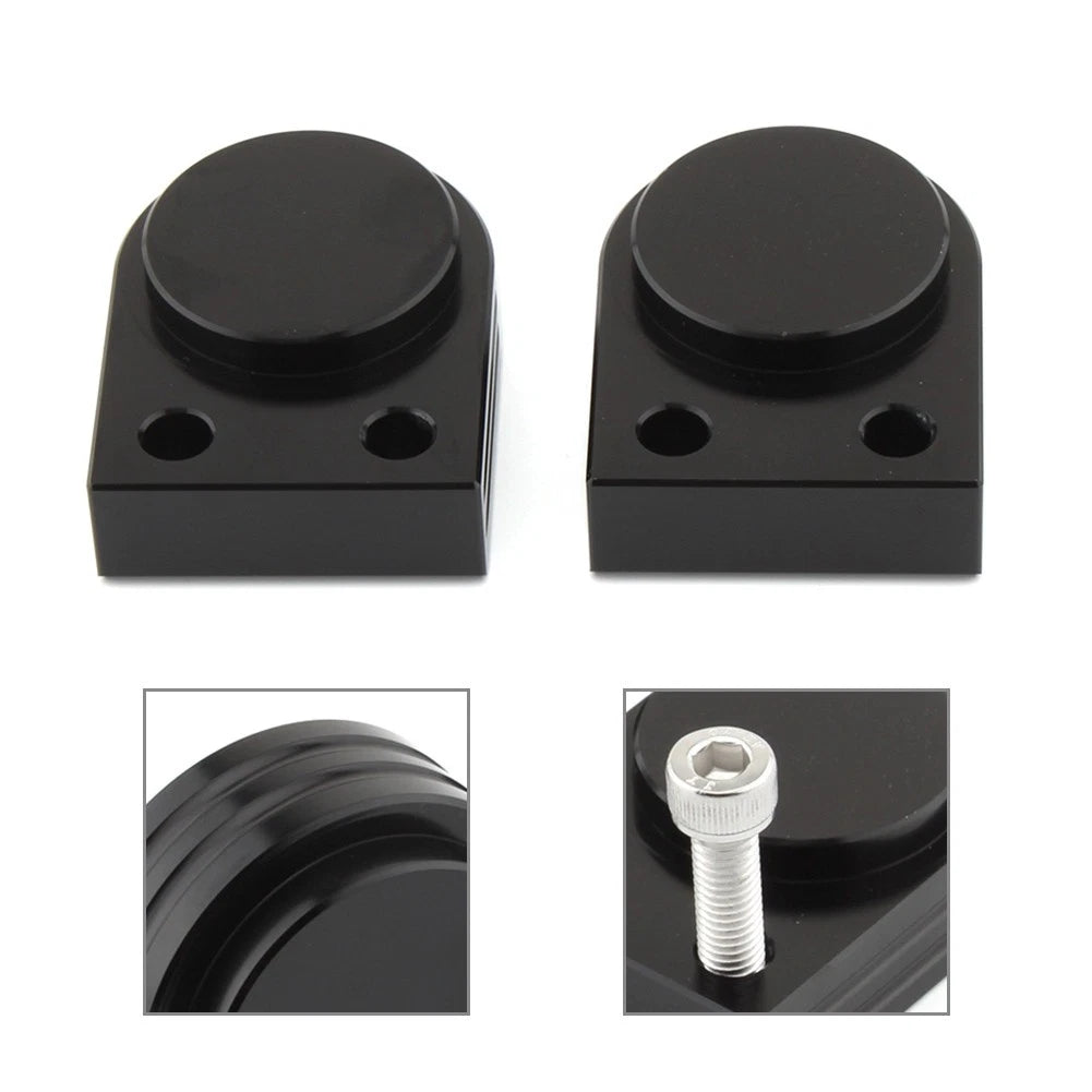 Handle Bar Riser Mount Clamp 41mm Aluminum Black for Kawasaki GPZ900R (1990–2016)
