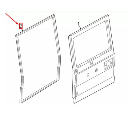 Rear Panel Door Seal for Mercedes G-Class